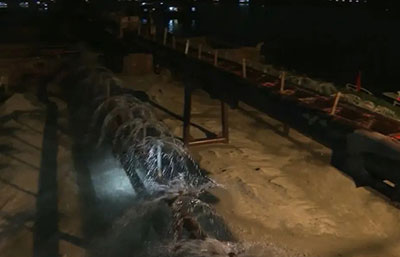 夜間出擊！增城多部門聯合執法查獲兩艘非法洗