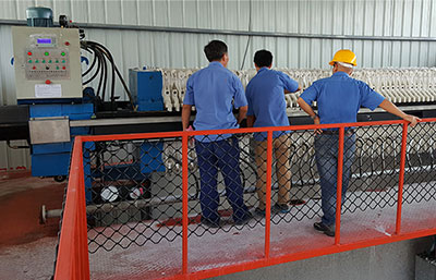 壓濾機(jī)廠家介紹污水處理壓濾機(jī)正確使用方法