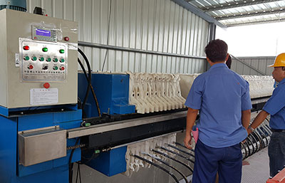 隔膜污泥壓濾機的工作過程是怎樣的