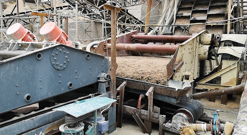 移動的洗沙生產線