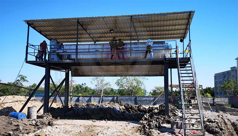 污泥壓濾機實現制砂零排放，洗沙尾礦處理好