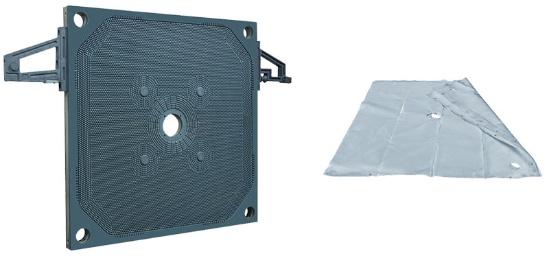 泥漿板框壓濾機濾板、濾布